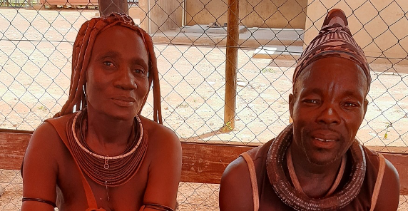 Pastor Ramana and his wife Ratuuako lead a church attended by Himba speakers