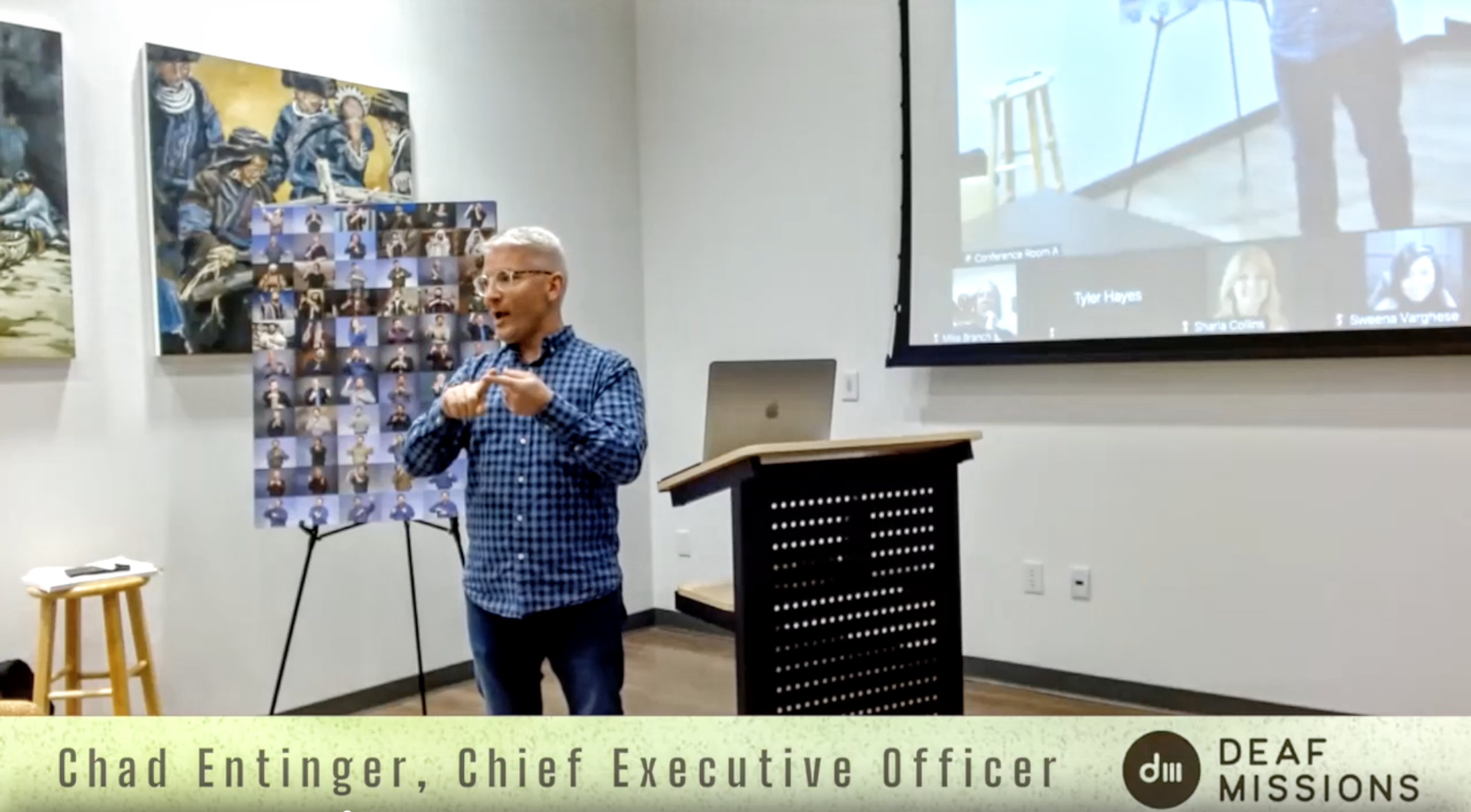 Chad Entinger, Deaf Missions CEO, visits Seed Company