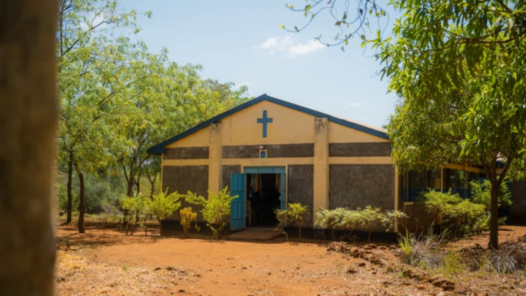 Church building in village